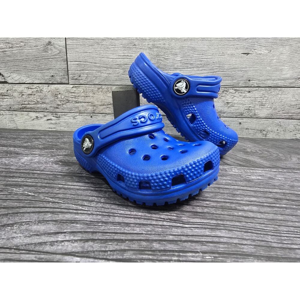 Crocs Kids Classic Clog (Toddler) - Blue Bolt - Size C5